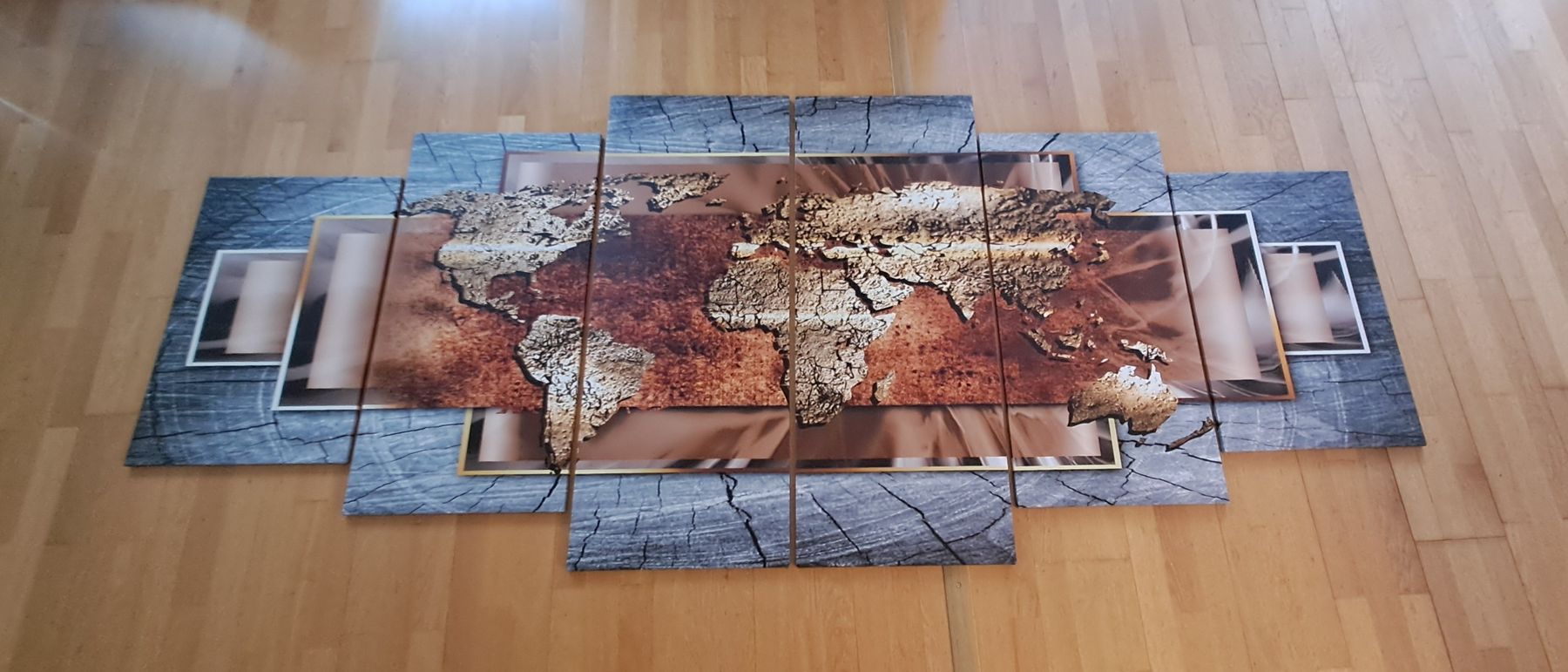 Foto & Immagini: Wandbild Welt , 6-teilig – Usato da Ebikon venduto da sunneschii100