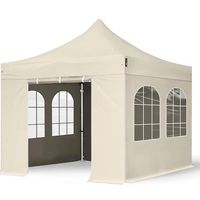 Hochwertiges Partyzelt / Pavillon 3x3m mit 4 Seitenteilen