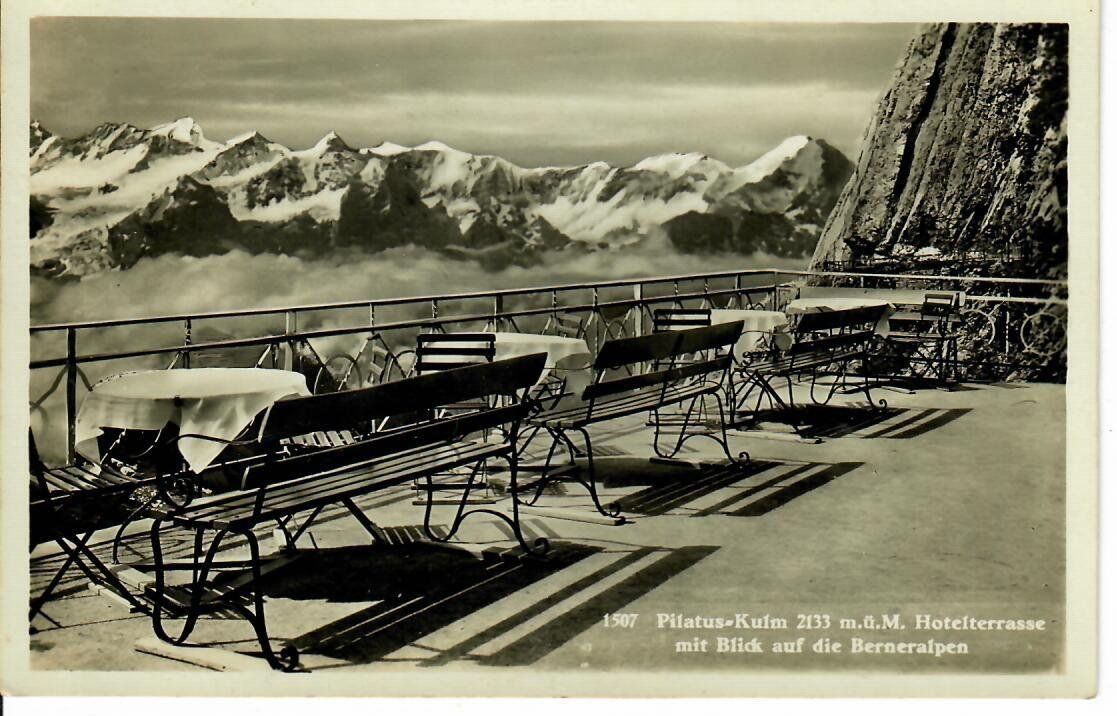 Ansichtskarten: Pilatus Kulm – Gebraucht aus Hochdorf von Ziegel-16