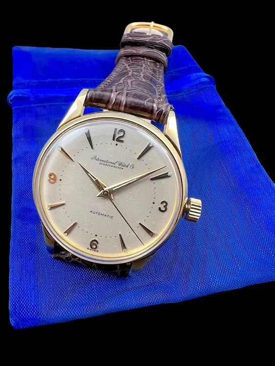 IWC Classic Automatic 18k Gelbgold 34mm Cal.853 *U433 | Kaufen auf Ricardo