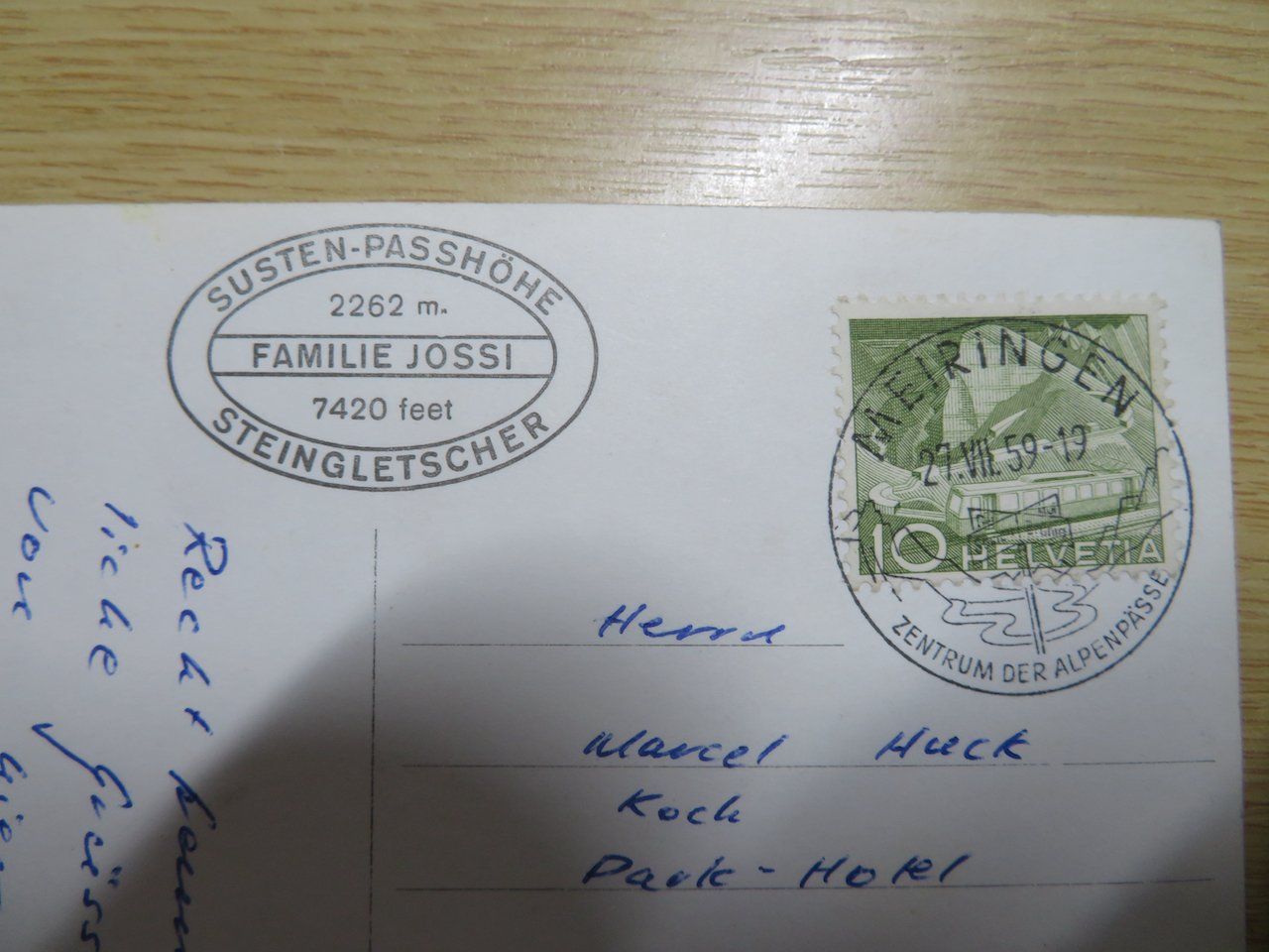 Cartes postales: Sustenpass 3 Ansichtskarten 2x gelaufen – D'occasion à Spreitenbach par heitersberg54 5