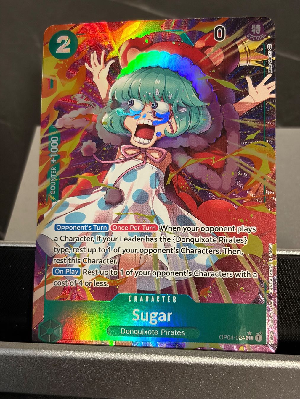 Bandai Carte collezionabili: One Piece OP04-024 Sugar, Englisch – Nuovo (secondo la descrizione) da St. Gallen venduto da cambitcg