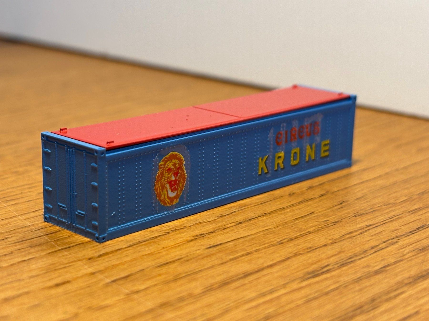 Modellini di ferrovie: L2119: Container CIRCUS KRONE (Spur N) – Usato da Birsfelden venduto da Birs_25 1