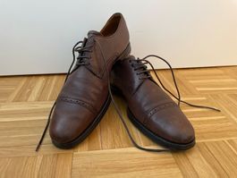 Herren Schnürschuhe BALLY braun Leder Grösse 43 guter Zus...