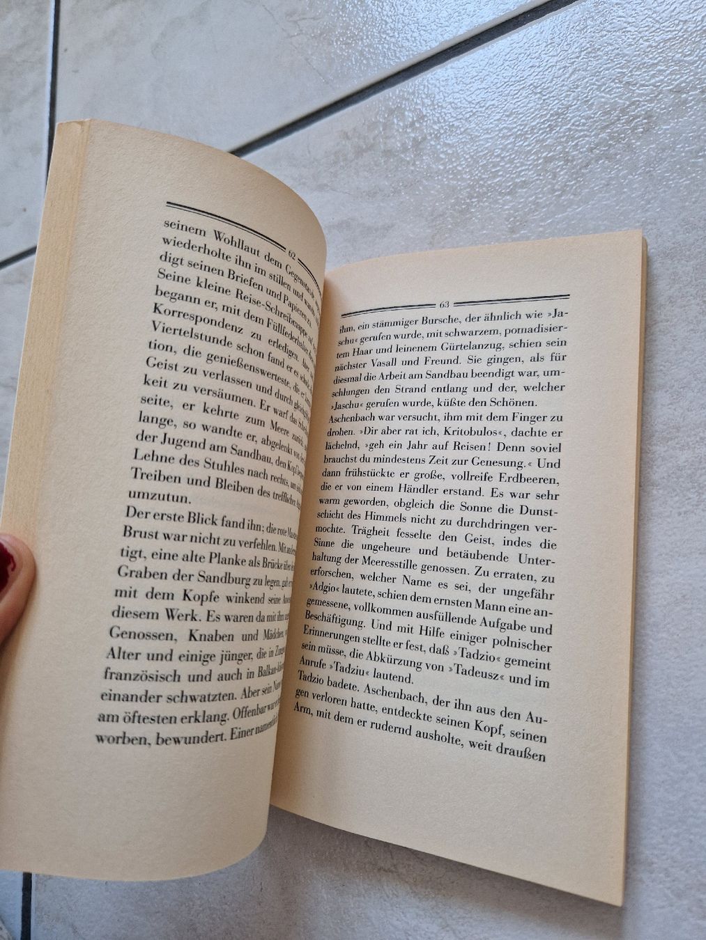 Bücher: Der Tod in Venedig, Thomas Mann – Gebraucht aus Zürich von hogerseppvreni 2