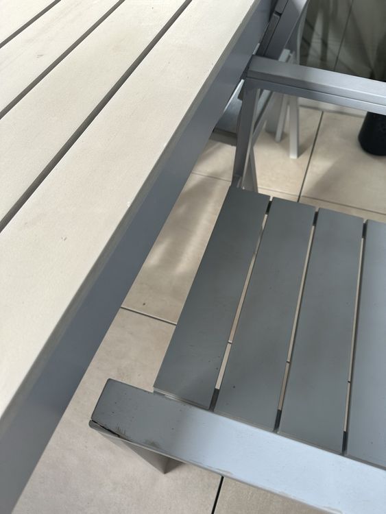 IKEA Falster Tisch mit 4 Stühlen Grau Kaufen auf Ricardo