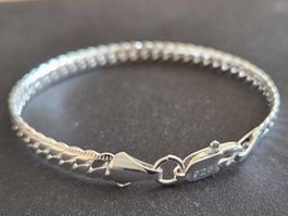 Bracelet Argent 925 Chic & Élégant - Idéal Cadeau d'été 18cm