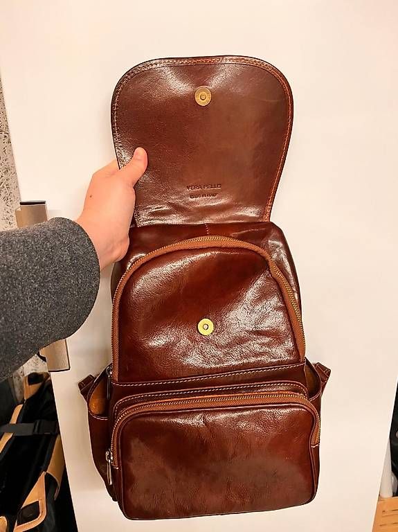 Zaini: Handgefertigter italienischer Lederrucksack – Usato da Reichenburg venduto da Robin0852 2