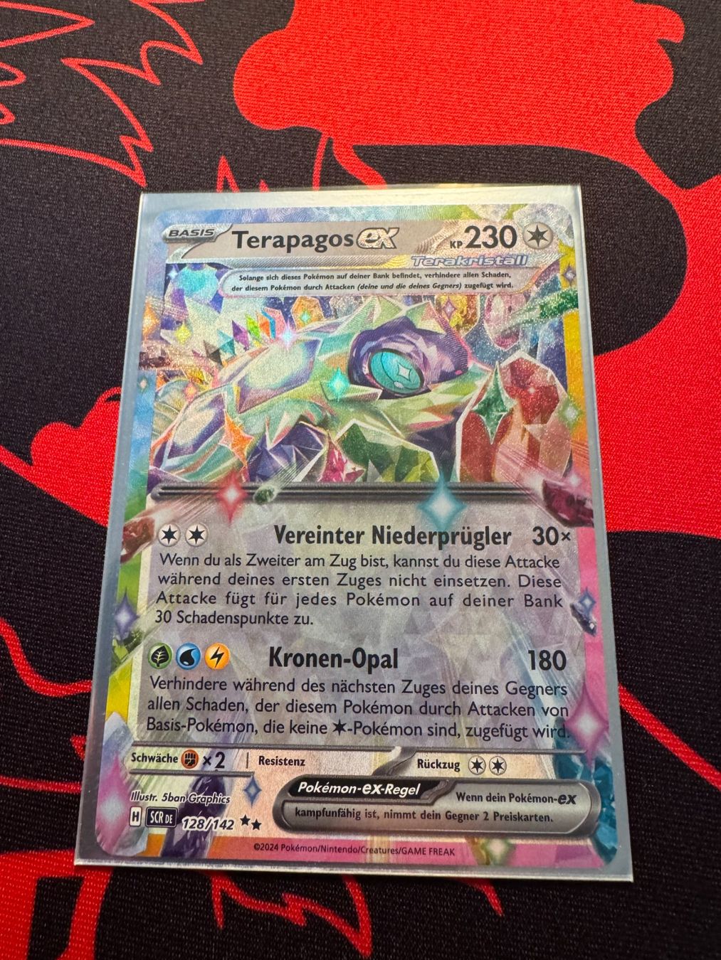 Pokémon Sammelbilder & Trading cards: Terapagos ex (SCR 128) - Stellarkrone – Neu (gemäss Beschreibung) aus Bülach von Pfrenzel