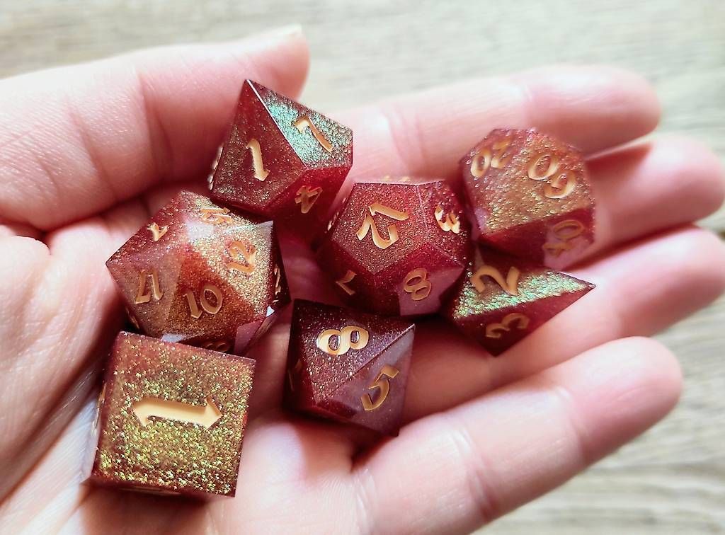 Giochi: Set de dés JDR artisanaux neufs – Nuovo e nell'imballaggio originale da Yvonand venduto da rox_8y69 1