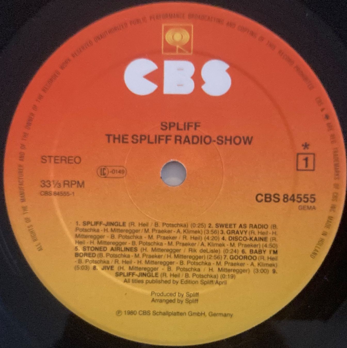 Dischi in vinile: SPLIFF - THE SPLIFF RADIO SHOW – Usato da Poliez-Pittet venduto da Newtown-Records 3