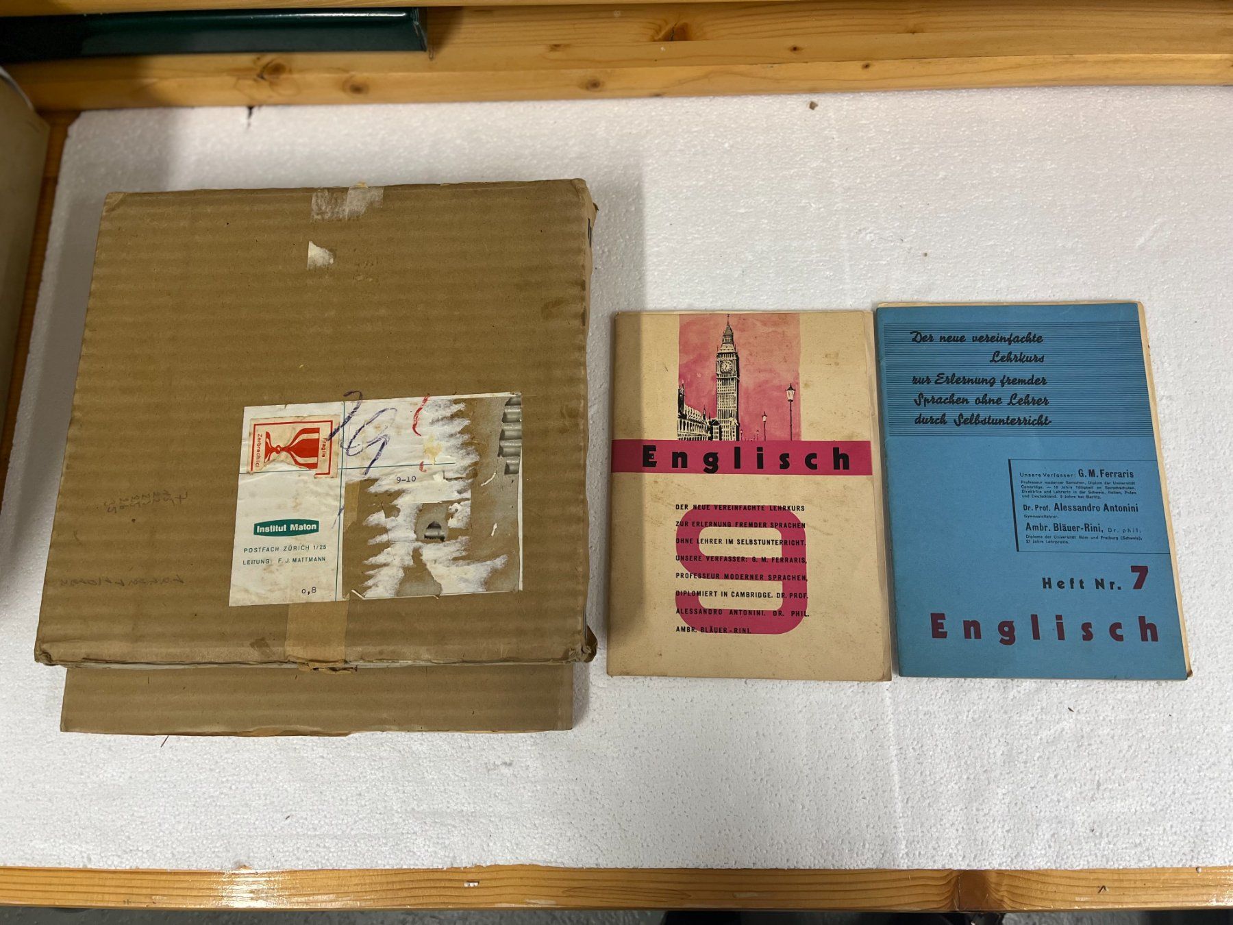 Dischi in vinile: Schallplatten Englisch-Kurs auf Schellackplatten – Usato da Mumpf venduto da dadaboygugu 3