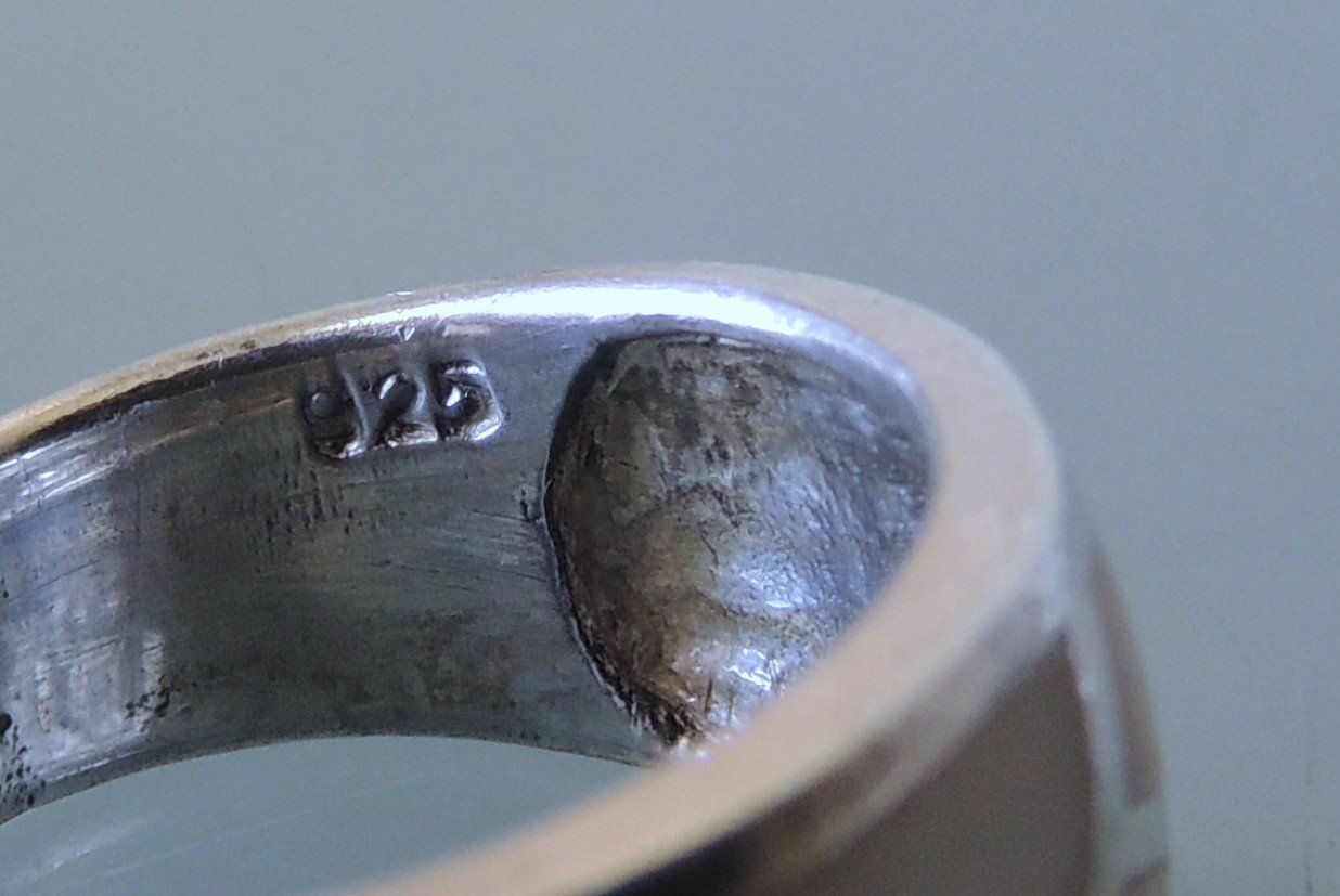 Anelli: Perlmutt Silber 925 Fingerring Gr. 51 – Usato da Waldenburg venduto da schaller707 4
