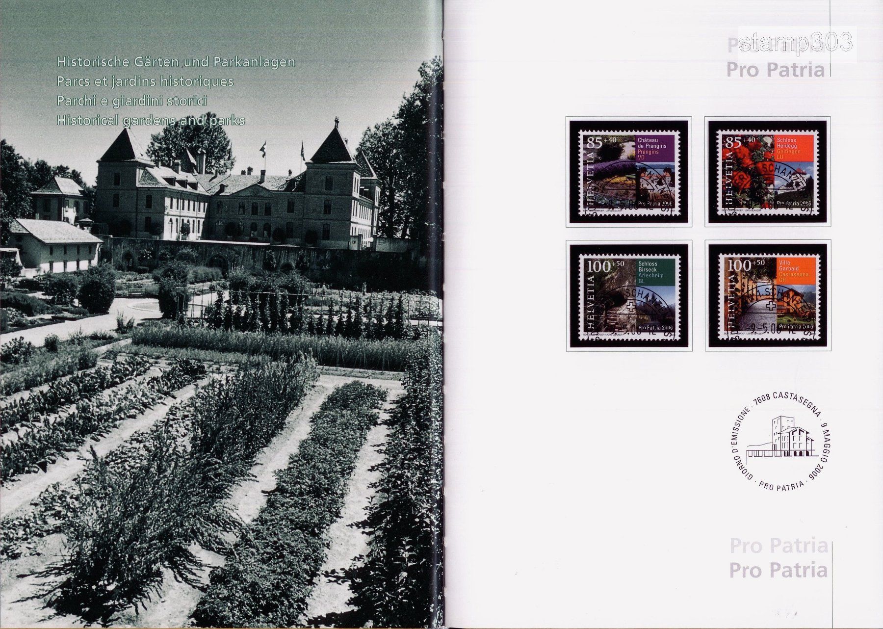 Tutti i francobolli: 2006 Jahrbuch Ersttagsstempel – Usato da Eggersriet venduto da stamp303 1