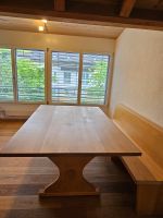 Esszimmertisch Buche massiv, gross, für 10 bis 12 Personen