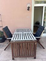 Gartentisch ausziehbar mit Stühlen / Sitzgruppe 
