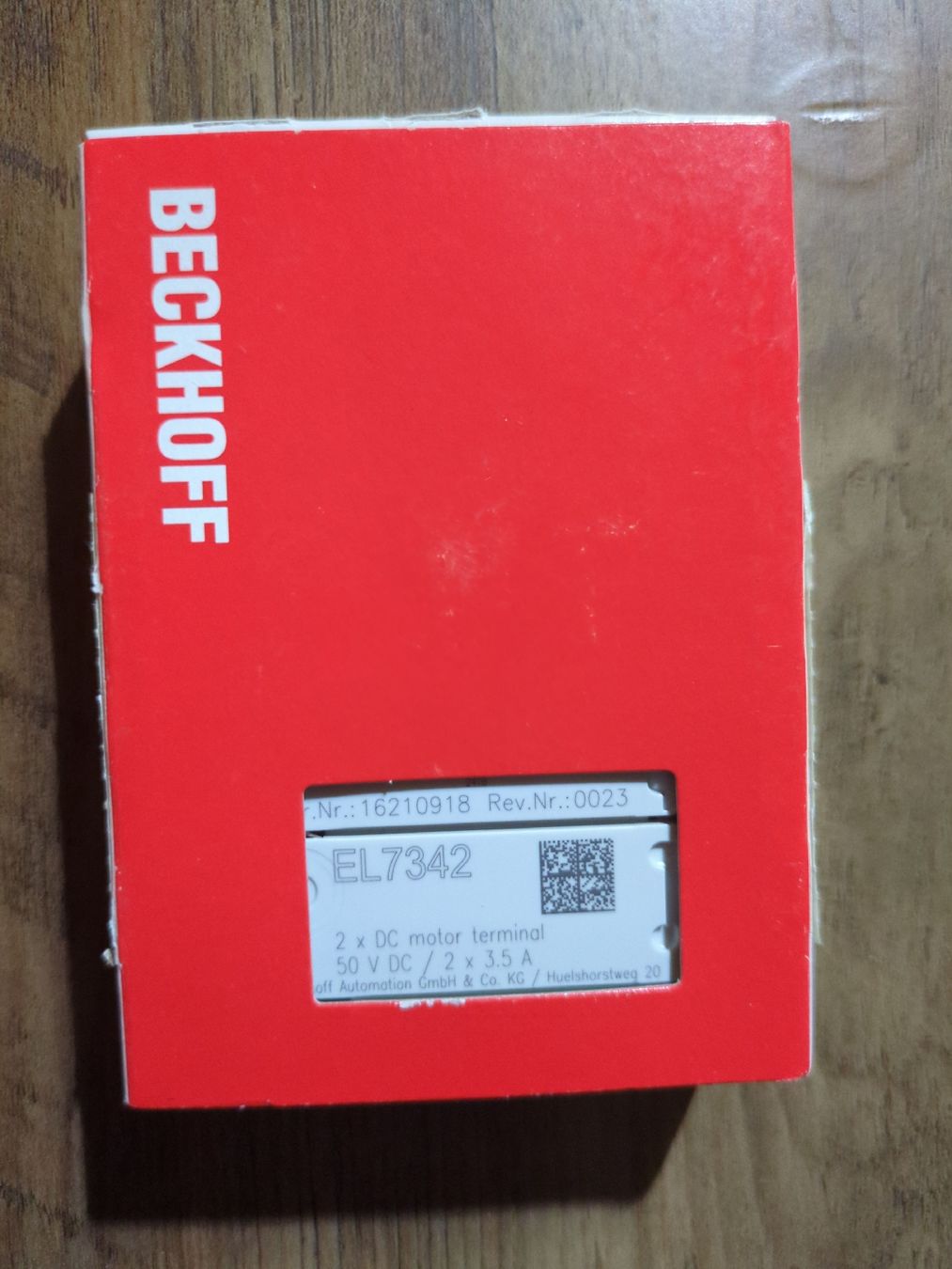Beckhoff Elektronikbauteile: Beckhoff EL7342 neu in OVP – Neu und originalverpackt aus Zürich von Ima00