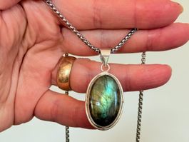 Collier Labradorite - Élégance Naturelle ✨