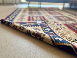 Handgewobener Anatolischer Kelimteppich - 124 cm x 174 cm