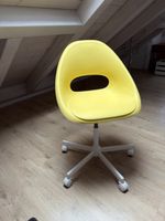 Ikea Schreibttischstuhl gelb / weiss, neuwertig. 