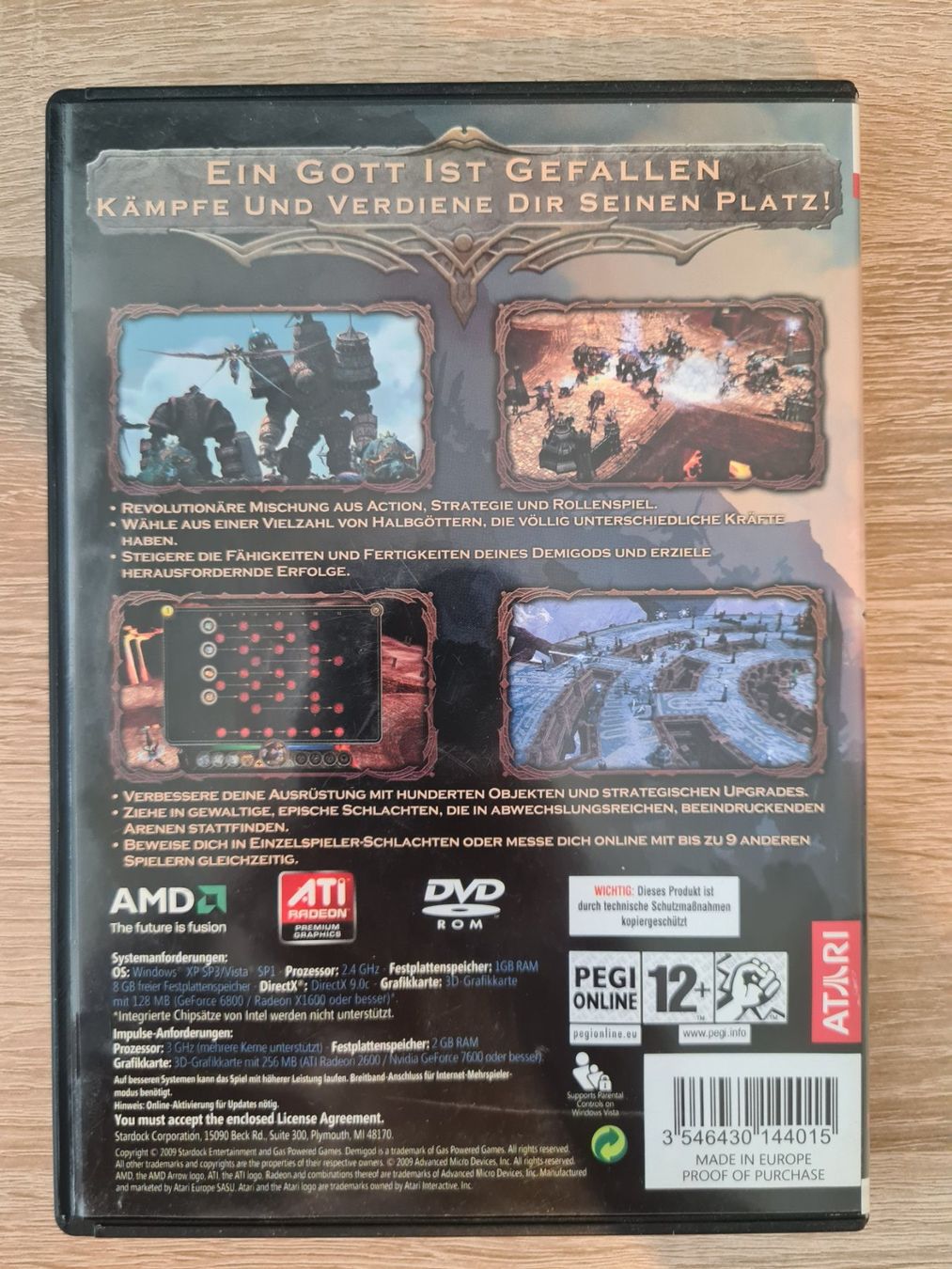 Giochi: Demigod (German Cover) - PC – Usato da Carouge GE venduto da Gasco 1