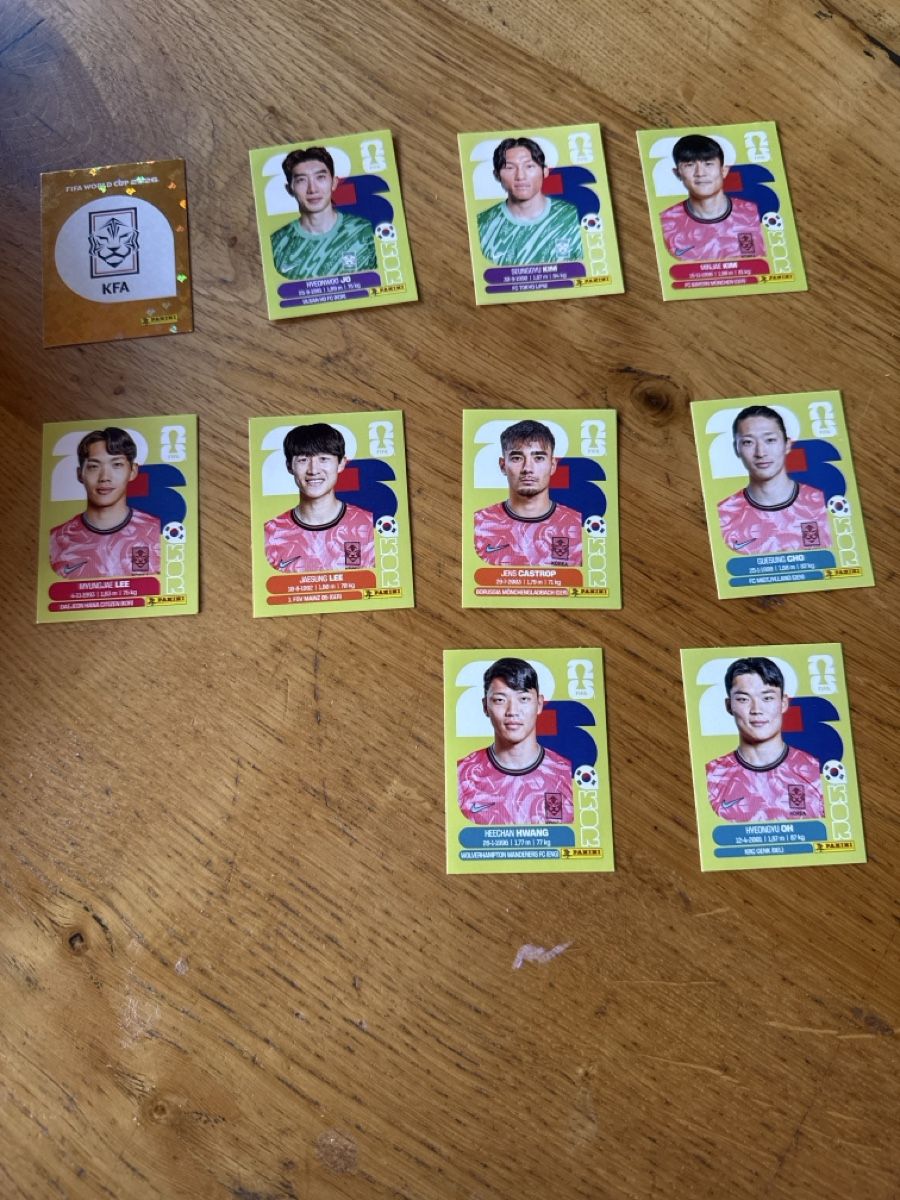 Panini Sammelbilder & Trading cards: Panini 2026 10er Set KOR – Neu (gemäss Beschreibung) aus Masein von Buender45