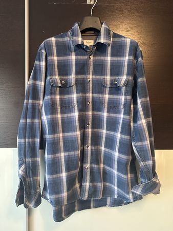 Herren Hemd Pepe Jeans kariert blau Grösse XL gebraucht