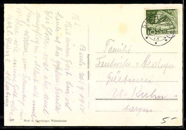 Cartoline postali: AK Buchs, Schloss Werdenberg – Usato da Berlin venduto da bartko-reher 1