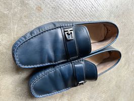Paire de mocassins Tod’s homme en cuir bleu marine 43