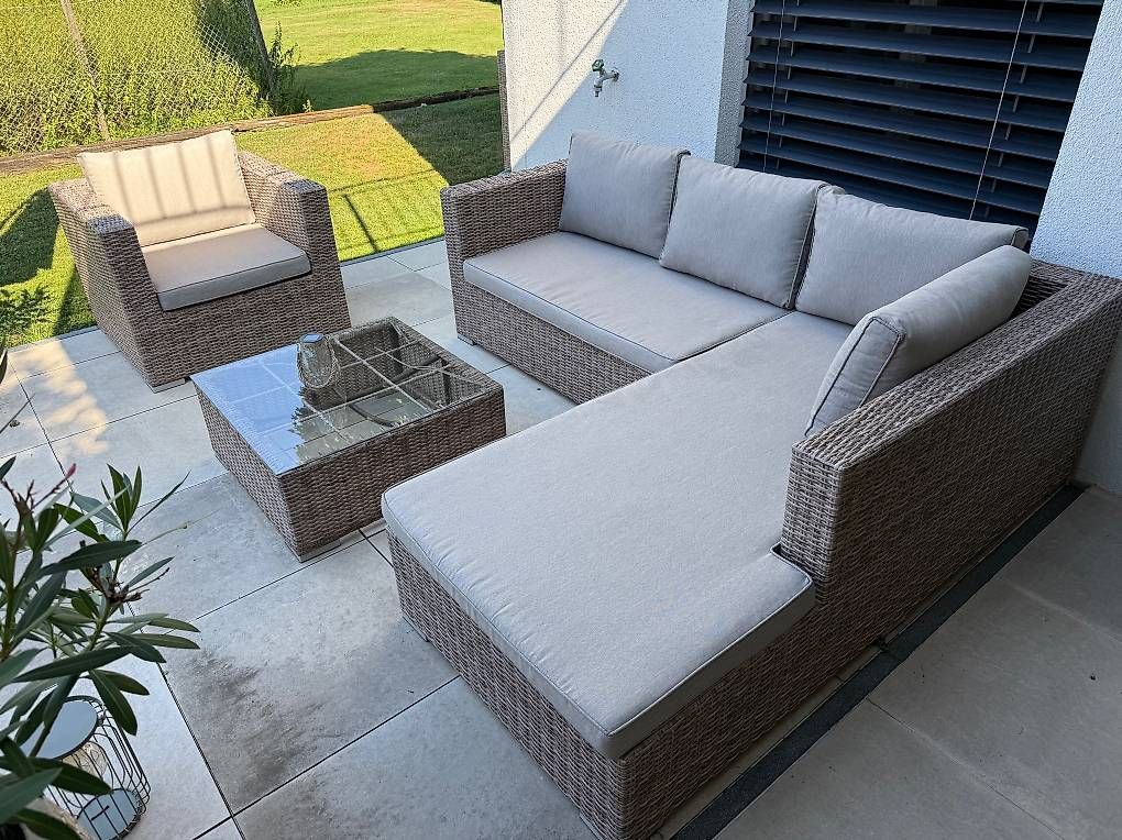 Poltrone: Lounge Set 5-teilig beige gebraucht – Usato da Widnau venduto da Daniel81