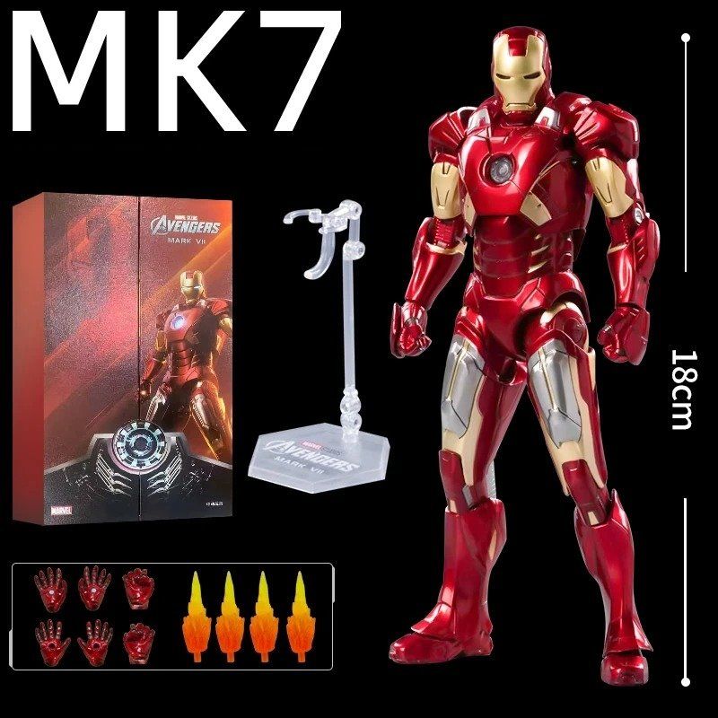 Statuette: ZD Toys Actionfigur "Iron Man Mark VII" – Nuovo e nell'imballaggio originale da Olten venduto da SunsetRainman