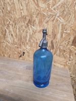 Sodastream Flasche J. Gayllar Dijon blau Glas antik