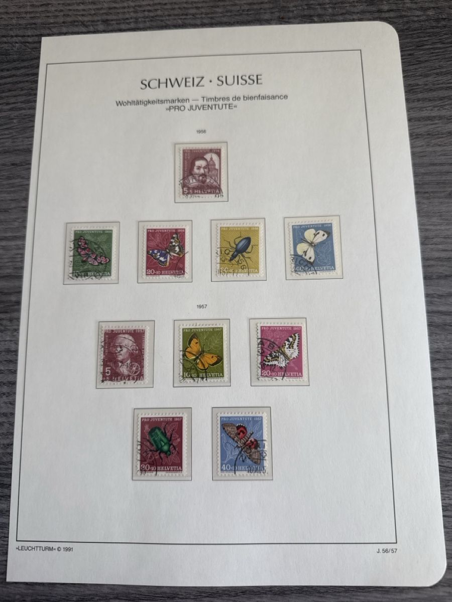 Tutti i francobolli: Schweiz Briefmarken Pro Juventute 1956-1957 – Nuovo (secondo la descrizione) da Tafers venduto da nicole.ts