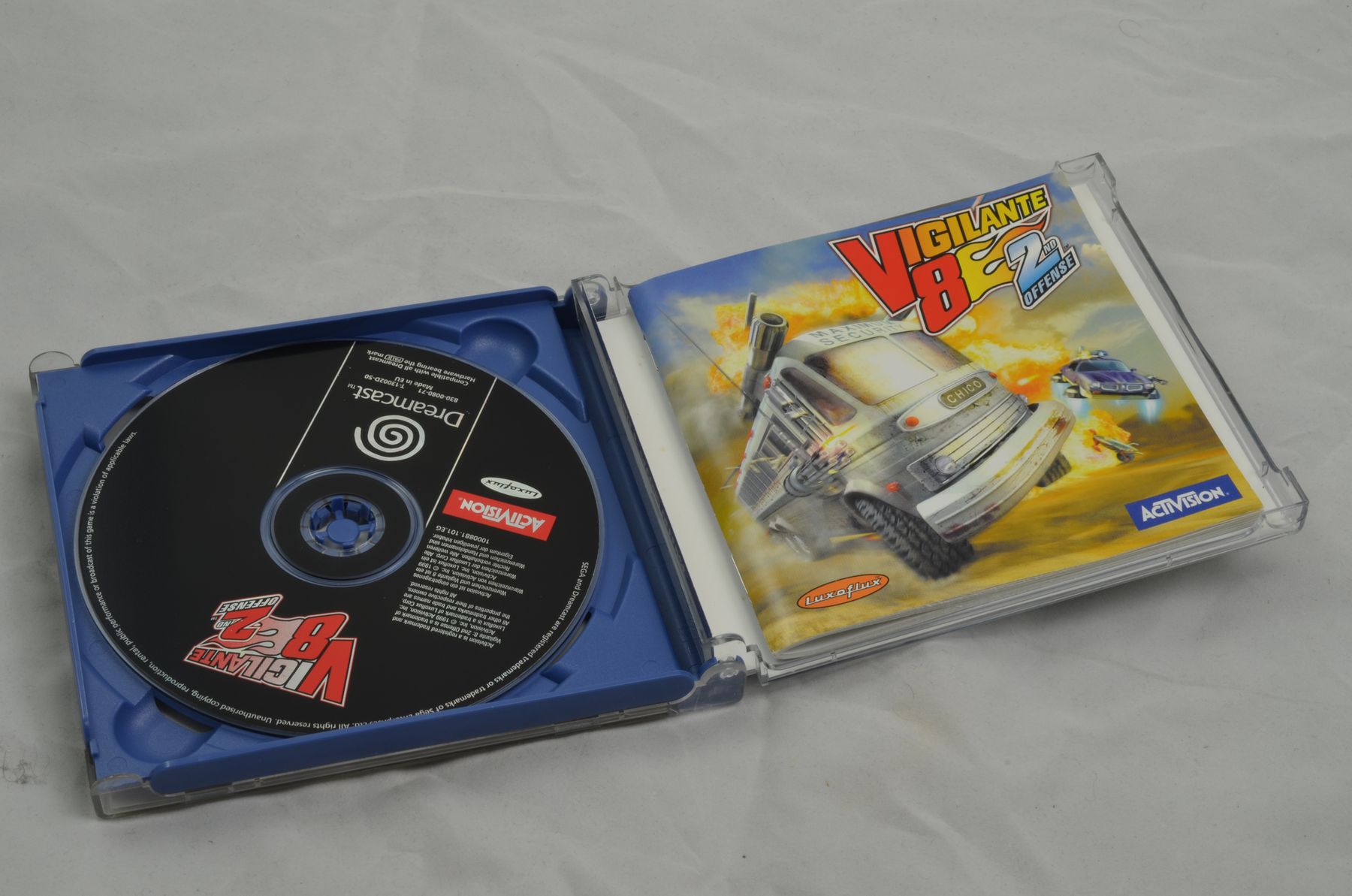 Giochi: Vigilante 8: 2nd Offense Sega Dreamcast – Usato da Buchs AG venduto da SellAndBuyX 2