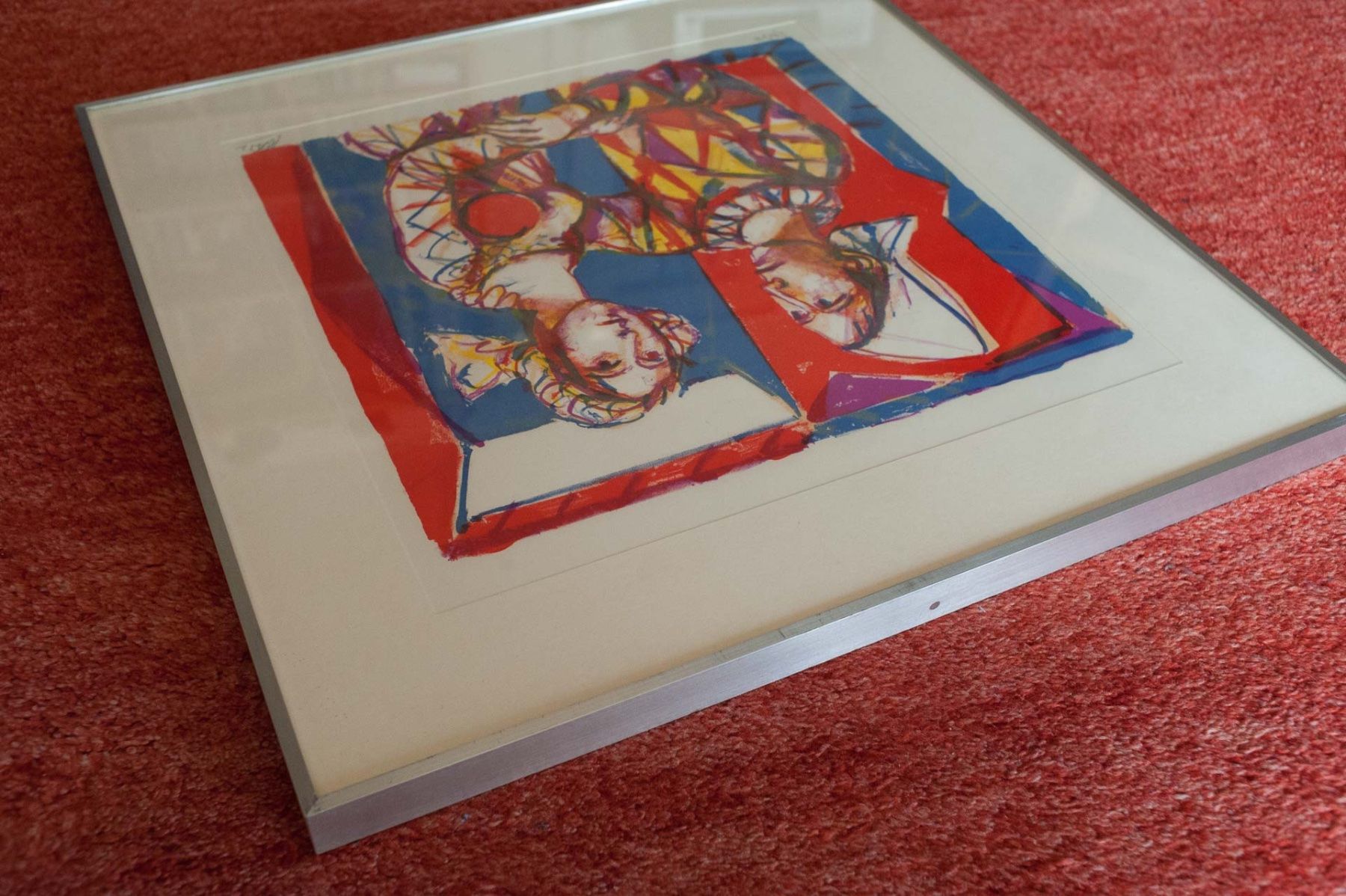 Grafiken & Lithographien: Signierte Lithographie "Harlekin & Colombine" – Gebraucht aus Schwerzenbach von floridan 3