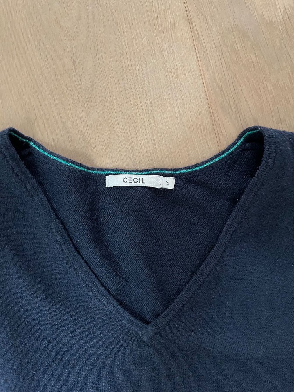 Cecil Tops: CECIL Strick-Top / Pullunder, Gr. S, dunkelblau – Gebraucht aus Uitikon Waldegg von YRH