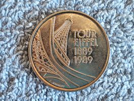 5 Francs Gedenkausgabe 100-jähriges des Eiffelturms (1989)
