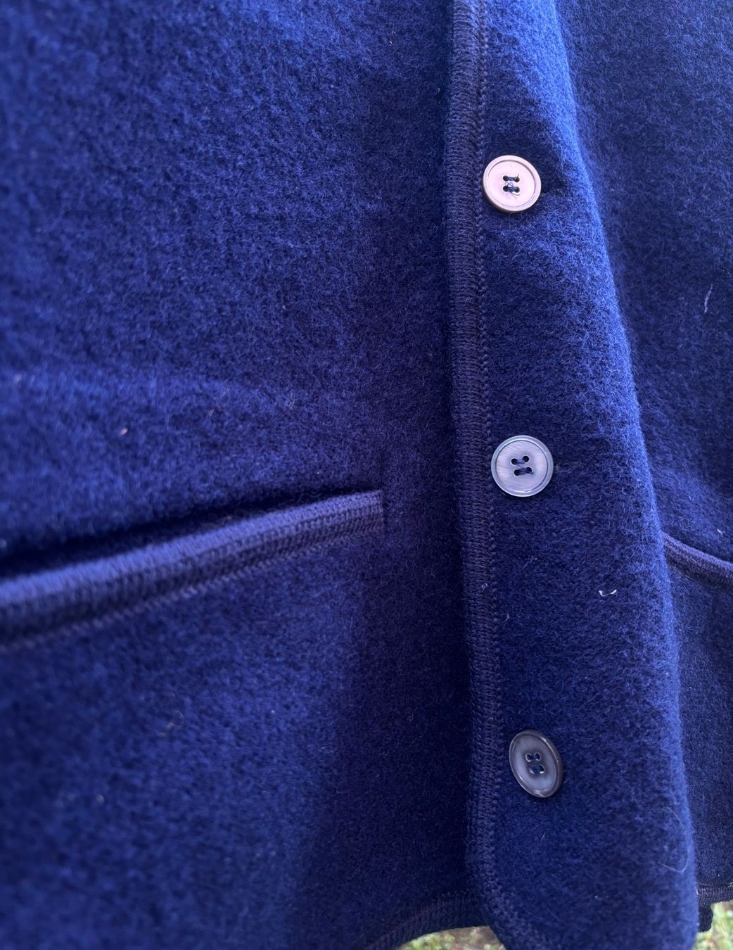 Giacche: Vintage Cardigan Jacke Blau – Usato da Minusio venduto da giiaadaaa 2