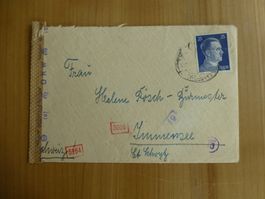 Zensurbrief aus Deutschland, nach Immensee