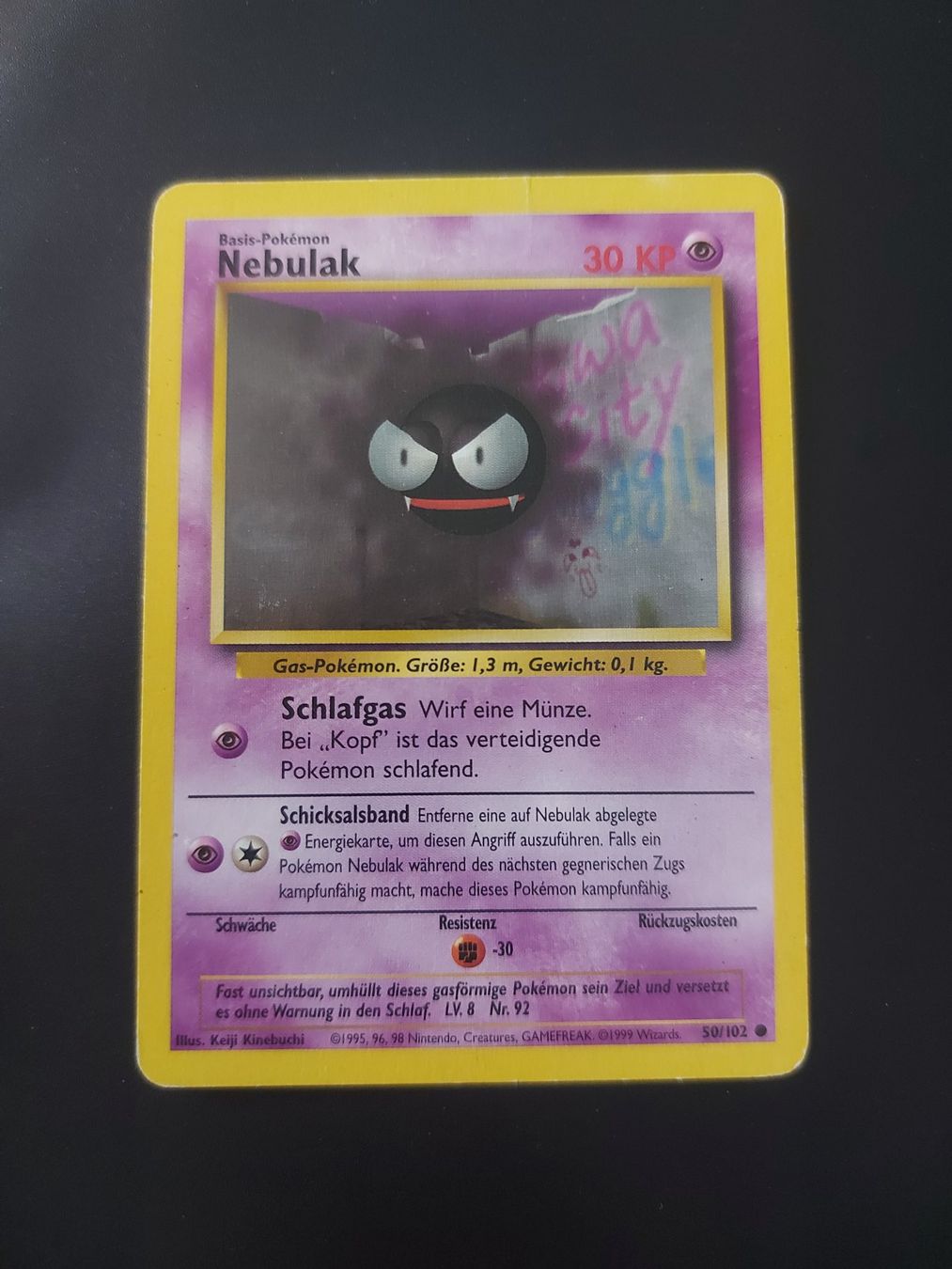 Pokémon Cartes à collectionner: Nebulak #50 BASE SET vintage DE – D'occasion à Biasca par Sara_Poke123