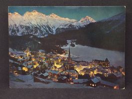 St. Moritz 1800 m.ü.M. mit Piz Languard und Piz Albris