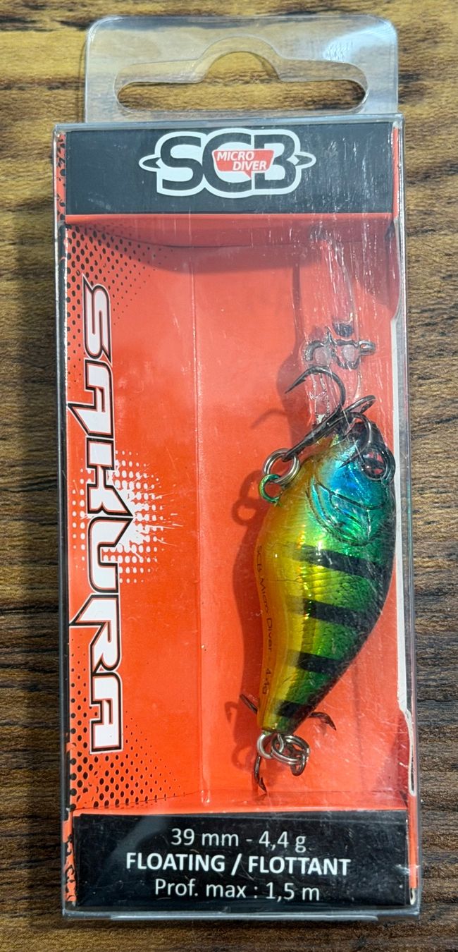 Esche: Sakura SCB Crank Micro 3.9cm / 4.4g – Nuovo e nell'imballaggio originale da Widnau venduto da Fishingtackle_Oggy 1