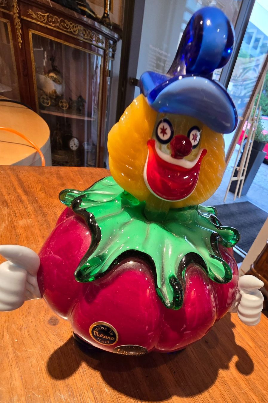 Murano Statuette: Murano Glass CLOWN – Usato da Thalwil venduto da Designer50 8