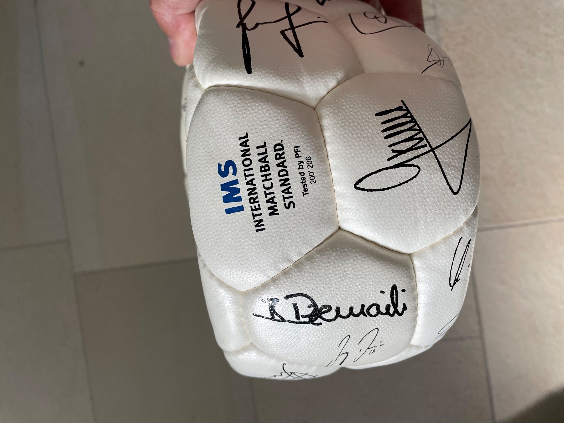 Palloni: Fussball mit Unterschriften – Nuovo e nell'imballaggio originale da Unterägeri venduto da ric_rr2d 5