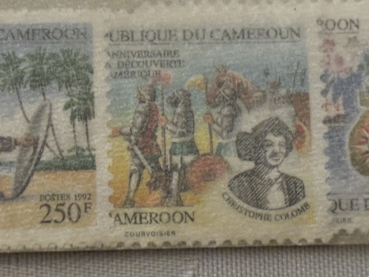 Tutti i francobolli: Briefmarken Kolumbus 1992 Kamerun – Nuovo e nell'imballaggio originale da Zürich venduto da engebrunau 3