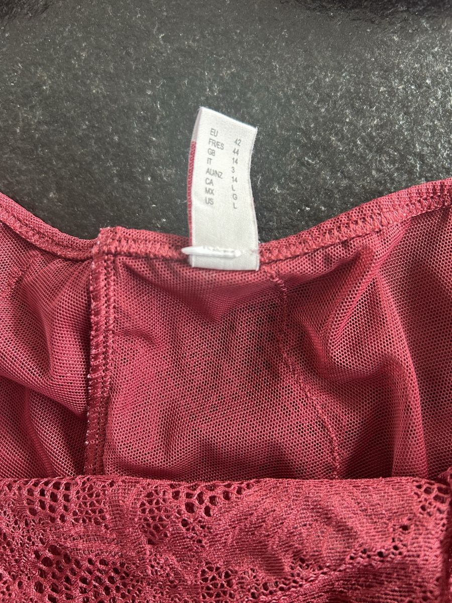 Triumph Altra biancheria intima: Triumph bordeauxfarbenes Dessous-Set, Grösse 90C/42 – Nuovo (secondo la descrizione) da Allschwil venduto da Frieda8 1