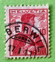  Nr.120 Brustbild der Helvetia mit Schwert GESTEMPELT    