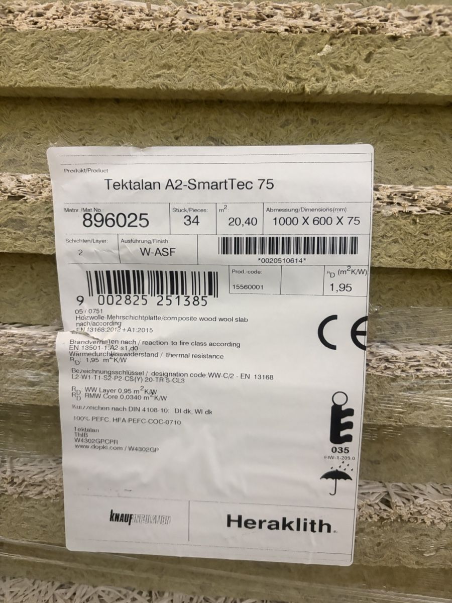 Knauf Sonstige Baumaterialien: Tektalan A2-SmartTec 75 Dämmplatte. – Neu (gemäss Beschreibung) aus Udligenswil von jua_klv8