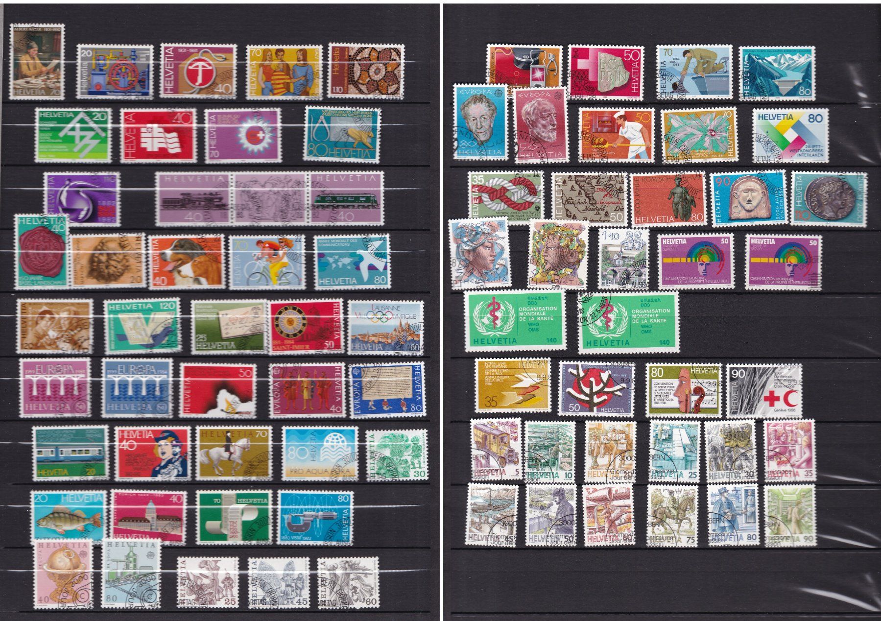 Tutti i francobolli: CH Briefmarkenalbum, viele Blocks – Usato da Münchwilen AG venduto da Nesar 7