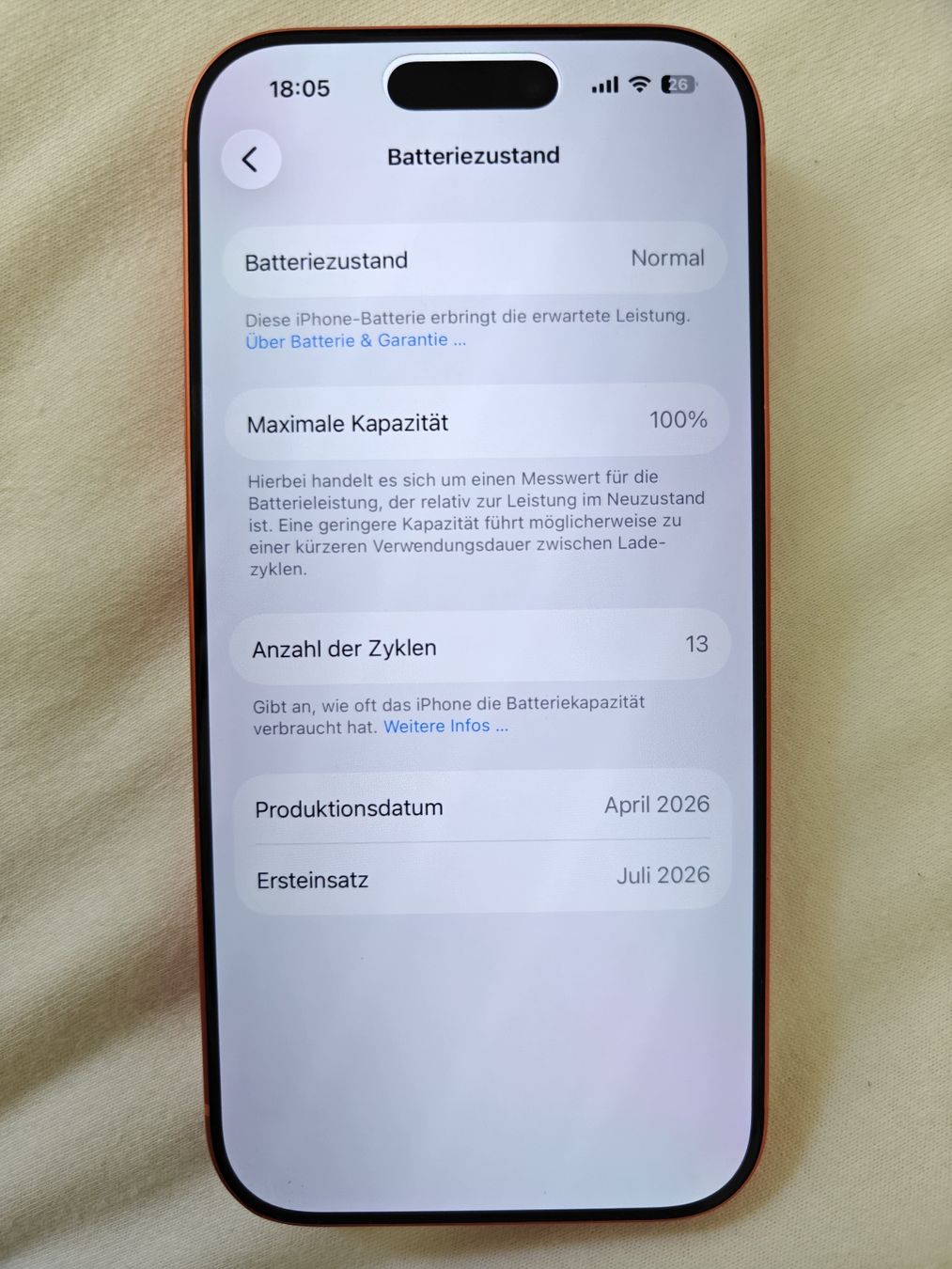 Apple Portables: Apple iPhone 17 Pro  Orange 256 GB – Neuf (Voir description) à Zürich par jch_xw8q 3